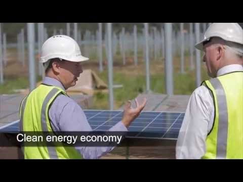 Sunshine Coast Solar Farm - installation of first solar panels