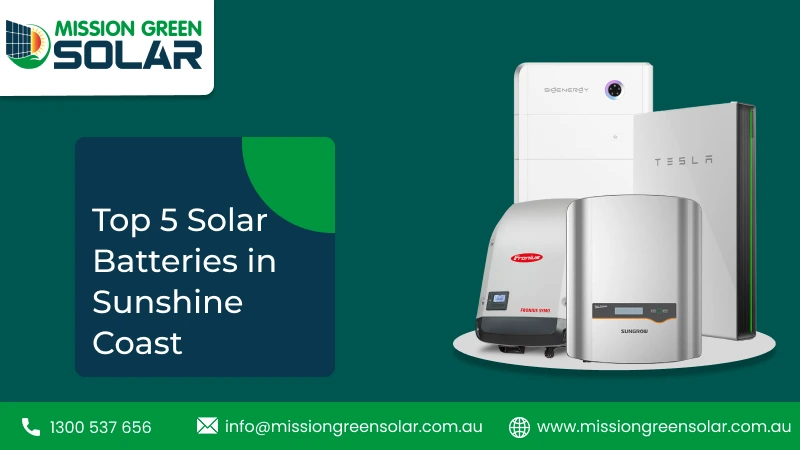 Best Solar Batteries Sunshine Coast