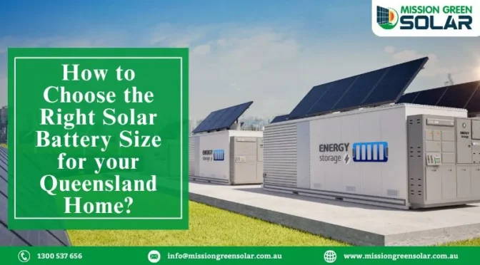 How to Choose the Right Solar Battery Size for Your Queensland Home